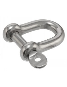 Manille Droite Forgée axe imperdable Inox A4 Diamètre 12