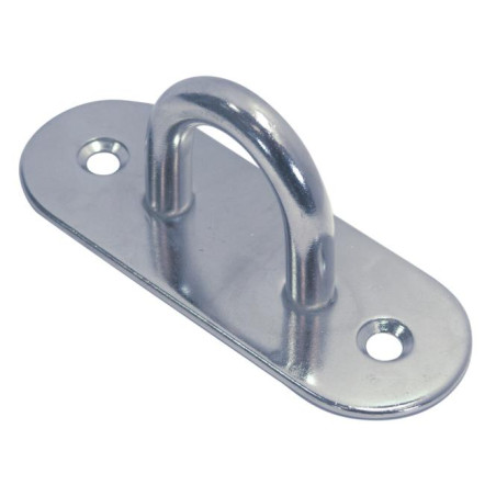 1 x Pontet à platine OVALE 60X19 Inox A2