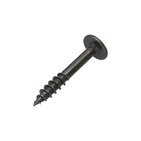 1 x Vis Penture 6X50 Filetée sur 20 TORX T30 Acier zingué noir