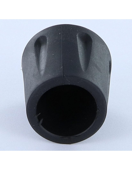 1 x Embout rond envellopant caoutchouc vulcanisé Noir Pour Tube 40 à 42