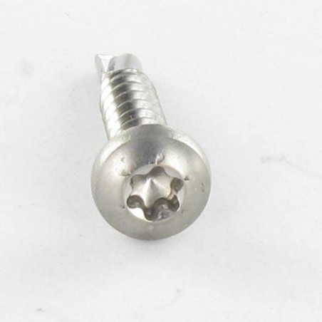 1 x Vis autoperceuse tête cylindrique bombée large 4.8X70 TORX T25 Inox A2