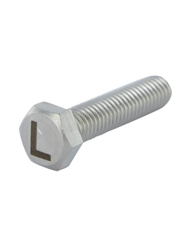 1 x Vis métaux Tête hexagonale TH 8X35 Inox A4...