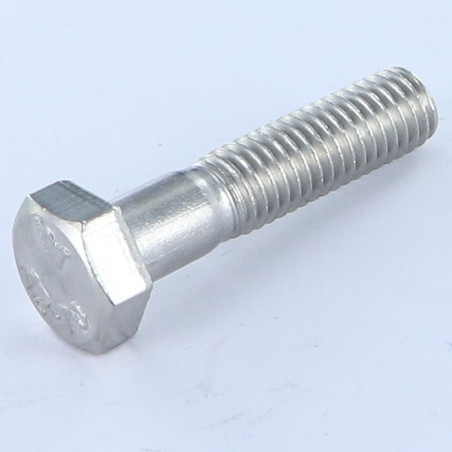 1 x Corps de boulon filetage partiel Inox A2 Tête hexagonale TH M8X50