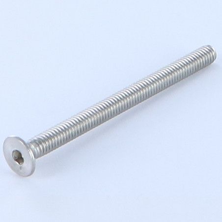 1 x Vis métaux FHC tête fraisée empreinte hexagonale creuse Clé de 2.5 HC2.5 M4X50 Filetage total Inox A4