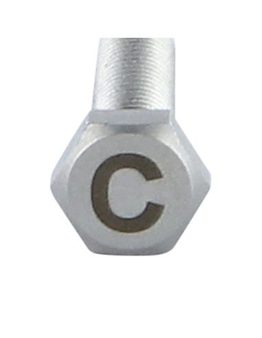 1 x Vis métaux Tête hexagonale TH 8X35 Inox A4...
