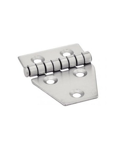 1 x Charnière Type C 5 trous Inox A2 55X40