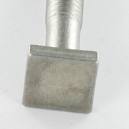 1 x Vis métaux M6X67 Tête Carrée 11X11 EP2.5 Inox A2