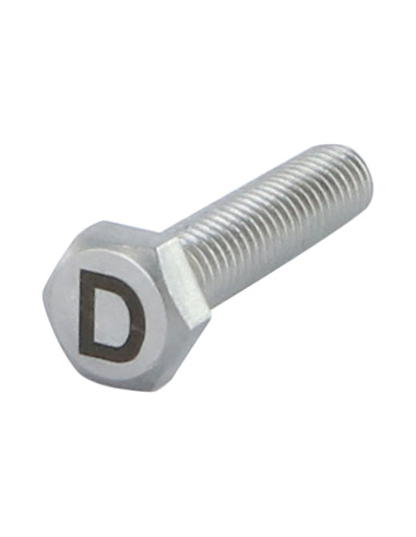 1 x Vis métaux Tête hexagonale TH 8X35 Inox A4...