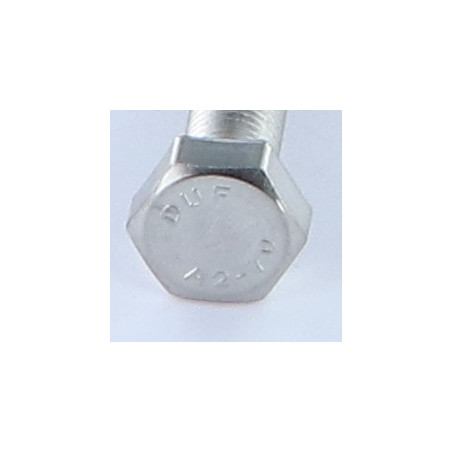 1 x Vis métaux Tête hexagonale TH M8X35 Pas fin Pas de 100 Inox A2