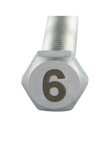 1 x Vis métaux Tête hexagonale TH 8X35 Inox A4...