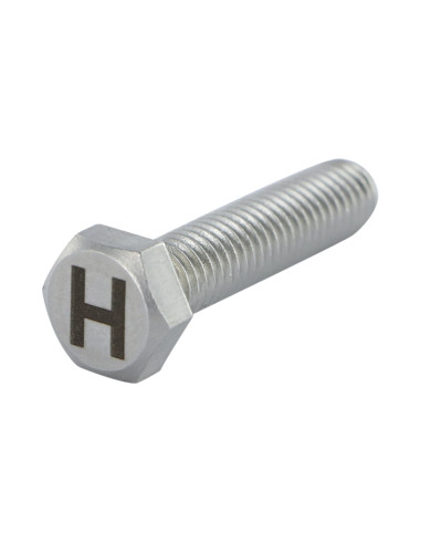 1 x Vis métaux Tête hexagonale TH 8X35 Inox A4...