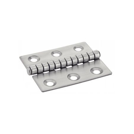 1 x Charnière Type Fendue 6 trous Inox A2 50X60