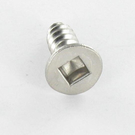 1 x Vis tôle Tête fraisée Carré 4.8X60 Empreinte carré 2 Inox A2