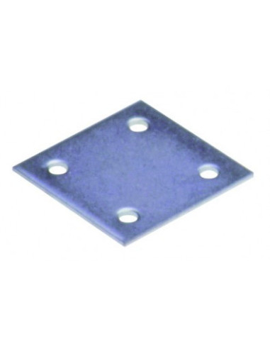 1 x Platine D'ASSEMBLAGE 40X40 Acier zingué