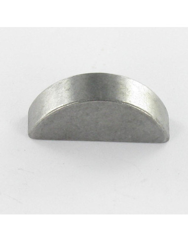 1 x Clavette disque demie lune Acier brut 2X2.6...