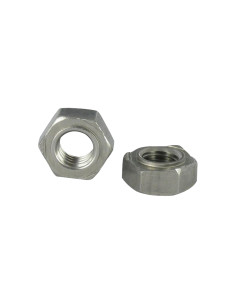 Ecrou hexagonale à souder Inox A2 M5