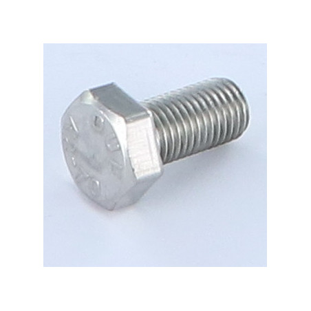 1 x Vis métaux Tête hexagonale TH M8X16 Pas fin Pas de 100 Inox A2