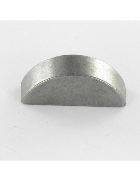 1 x Clavette disque demie lune Acier brut 5X9 Longueur 22