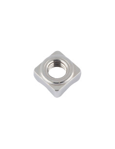 Ecrou carré à souder M6 10X10X5 Inox A2 2