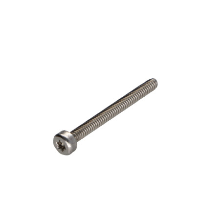 1 x Vis métaux Tête cylindrique TC T6 Inox A2 M2X20 Filetage total microvis