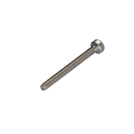 1 x Vis métaux Tête cylindrique TC T6 Inox A2 M2X20 Filetage total microvis