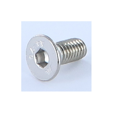 1 x Vis métaux FHC tête fraisée empreinte hexagonale creuse Clé de 5 HC5 M8X16 Filetage total Inox A4