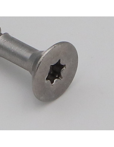 1 x VBA Vis bois agglo Inox A2 Tête fraisée...