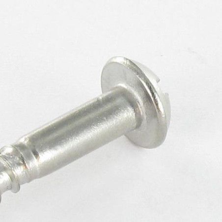 1 x Vis bois Inox A2 Tête ronde TR Fendue 3.5X12