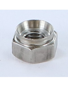 Ecrou à riveter Hexagonal M6 Epaisseur tole 20 Inox A2