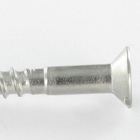 1 x Vis bois Tête fraisée Fendue 4X30 Inox A4