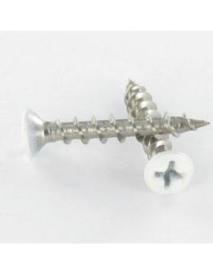Vis pvc Inox A2 Tête fraisée bombée TFB Phillips 4.2X25...