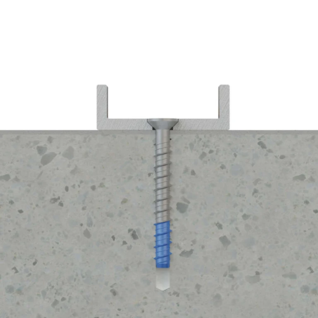 1 x Vis béton Tête fraisée TORX T45 8X120 Bimétal