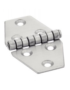 Charnière Type D 6 trous Inox A2 70X40