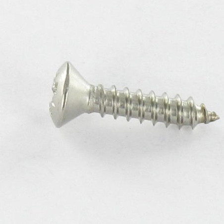 1 x Vis tôle Tête fraisée bombée TFB Pozi 4.8X50 Inox A4