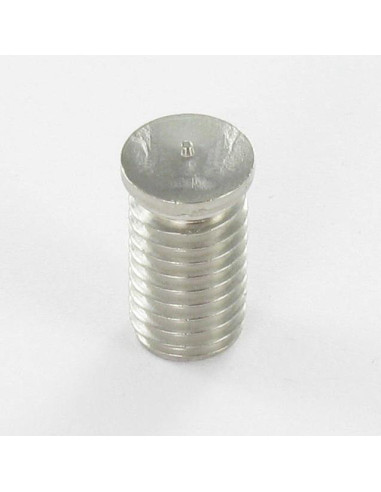 1 x Goujon fileté à souder Inox A2 M8X10