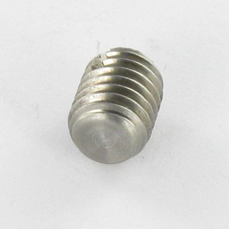 1 x Vis métaux Sans tête Fendue Bout téton Plate M1.6X2 Inox A2 microvis