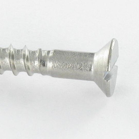 1 x Vis bois Inox A2 Tête fraisée Fendue 5X40