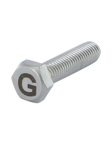 1 x Vis métaux Tête hexagonale TH 8X35 Inox A4...