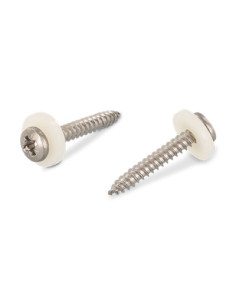 Vis tôle Tête cylindrique TC Pozi N°2 + Rondelle Nylon...