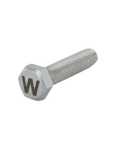 1 x Vis métaux Tête hexagonale TH 8X35 Inox A4...