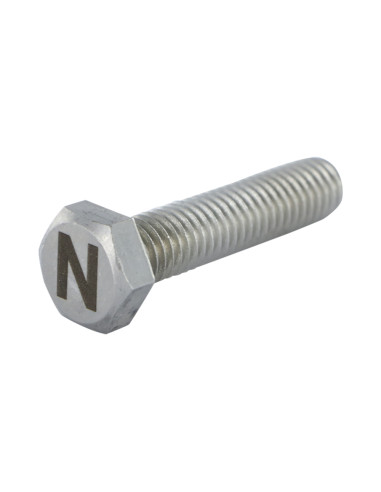 1 x Vis métaux Tête hexagonale TH 8X35 Inox A4...