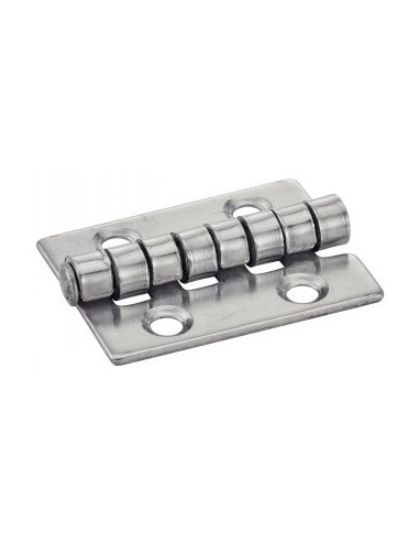 1 x Charnière Type H 4 trous Inox A2 30X40