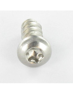 Vis pvc tête cylindrique bombée large 5X12 TORX T20 Inox A2 2