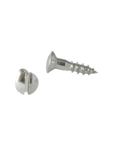 1 x Vis bois Inox A2 Tête fraisée bombée TFB...