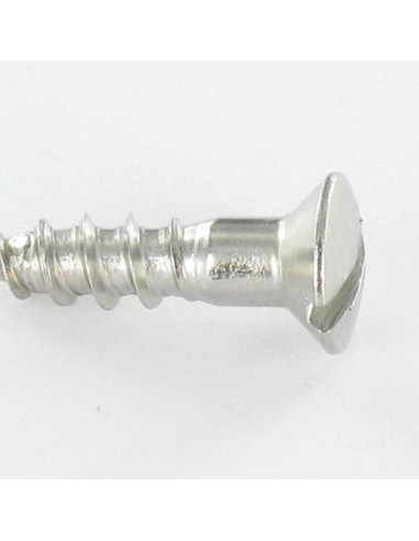 1 x Vis bois Inox A2 Tête fraisée bombée TFB...