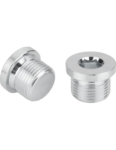 1 x Bouchon Hexagonal creux à collerette Clé de...