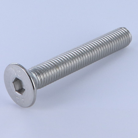 1 x Vis métaux FHC tête fraisée empreinte hexagonale creuse Clé de 8 HC8 M12X80 Filetage total Inox A4