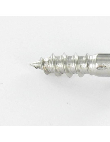 1 x Vis bois Inox A2 Tête fraisée bombée TFB...