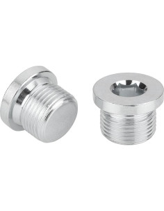 Bouchon Hexagonal creux à collerette Clé de 10 HC10 Inox...
