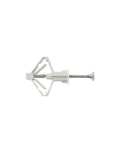 1 x Cheville Nylon RESSORT 8X40 Avec Vis 3.5X55